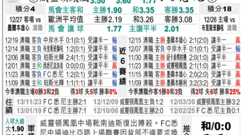 悉尼对惠灵顿比分预测：季后赛席位关键战，谁将笑到最后？