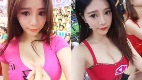 篮球宝贝“小柳岩”活力绽放，球场边的清甜风景线