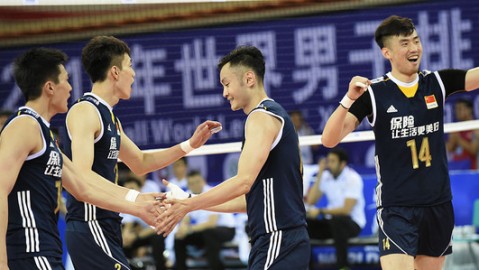 保定沃隶vs天津食品集团vs天津食品集团vs上海光明男排